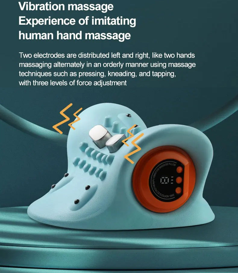 Rechargeable Portable Neck Massager - 3-in-1 Shiatsu Neck & Back