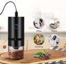 Portable Electric Burr Coffee Grinder – USB Rechargeable Ceramic Blade Adjustable Settings