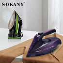 Cordless Steam Generator Iron – SOKANY 2400W Ceramic Soleplate 370ml Tank