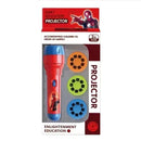 Spiderman Projector Flashlight for Kids – Superhero Torch with 24 Cartoon Slides