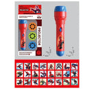 Spiderman Projector Flashlight for Kids – Superhero Torch with 24 Cartoon Slides