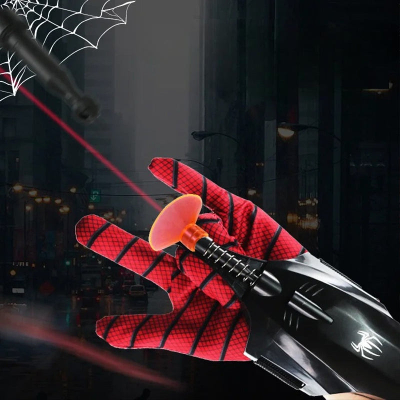 Spiderman Web Shooter Toy – Long-Distance Shooter with Laser Sight