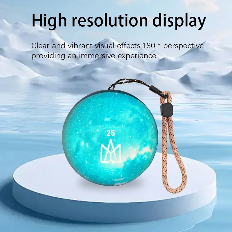 3D Crystal Ball Memory Globe – Personalised LED Digital Photo Frame 2.7"