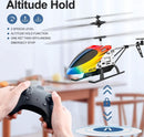 Alloy Remote Control Helicopter – 3.5 Channel RC with Gyro Stabilization Altitude Hold & LED Lighting