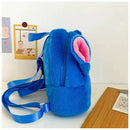 Stitch 3D Plush Toddler Backpack – Cute Mini Furry Cartoon Bag for Kids