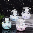 Sanrio Mini Luminous Crystal Ball – Hello Kitty & Pochacco Glowing Desktop Decoration