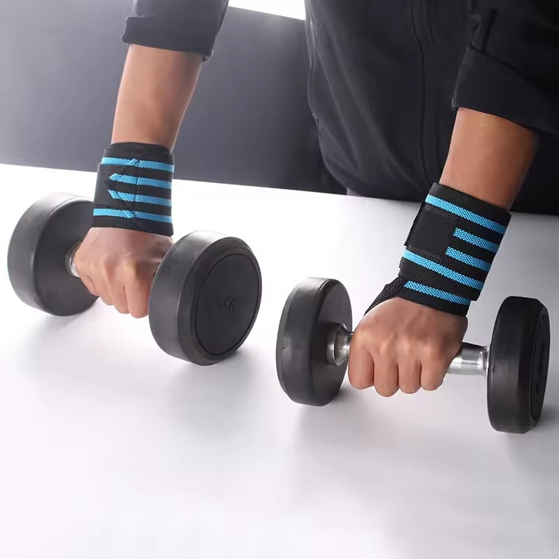 Compression Wrist Wraps – Elastic Wrist Support Brace for Weightlifting Pack of 2