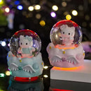 Sanrio Mini Luminous Crystal Ball – Hello Kitty & Pochacco Glowing Desktop Decoration