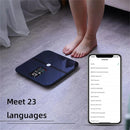 Wireless Bathroom Scale for Body Fat Heart Rate & Body Shape Index with APP