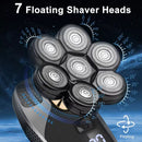 Men’s Electric Shaver Grooming Kit – Waterproof Bald Head Shaver with LED Display