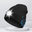 Bluetooth LED Beanie – Music Hat with Stereo Headphones for Running Hiking Jogging