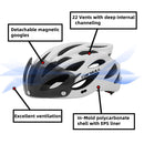 Adult Bike Helmet - Integrated Visor