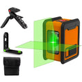Mini 2 Line Infrared Laser Level – Portable Green 2-Line High-Precision Water & Alignment Meter