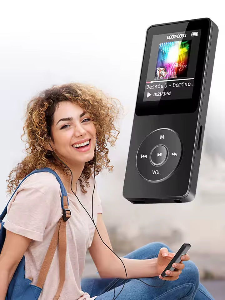 Rechargeable MP3 Player with Bluetooth 5.3 & Voice Recorder