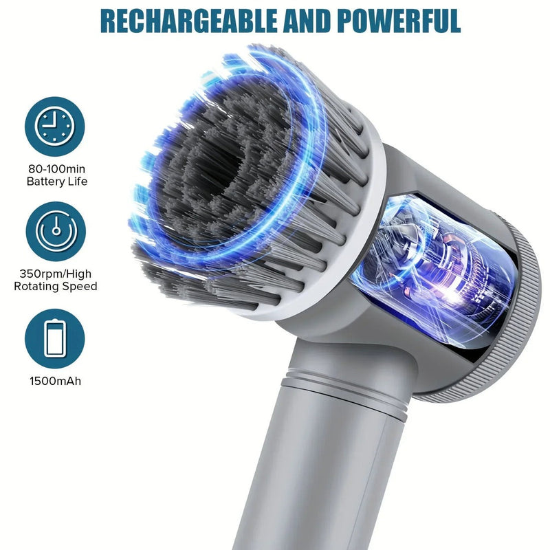 Turbo Spin Scrubber – Cordless Electric Rechargeable Cleaning Brush
