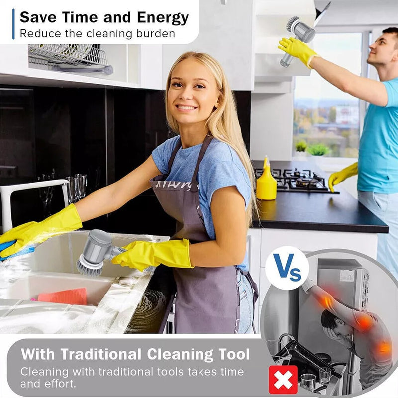 Turbo Spin Scrubber – Cordless Electric Rechargeable Cleaning Brush