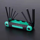 8-in-1 Folding Hex Key Set – 2 Pieces Set Portable Allen Wrench for Bike & Home Repairs