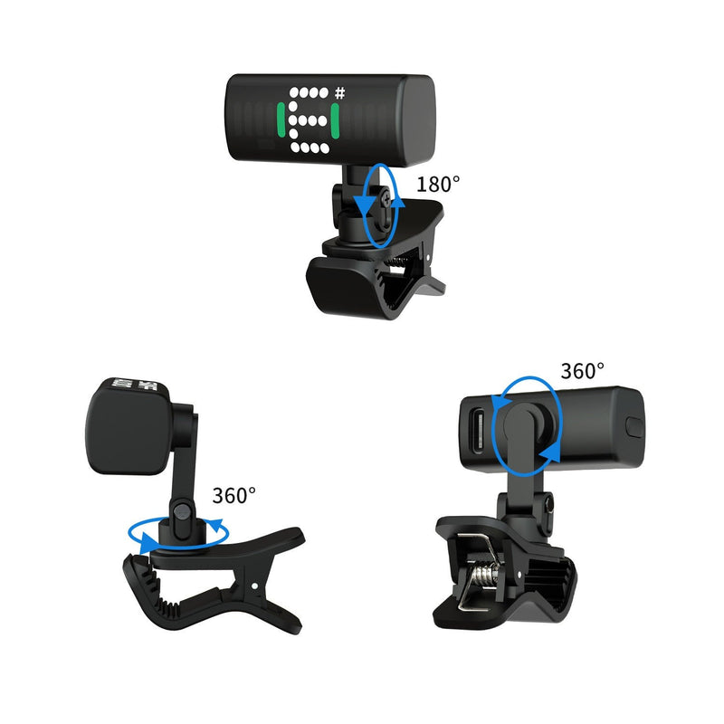 Mini Guitar & Ukulele Tuner – SWIFF A10R Portable Electronic
