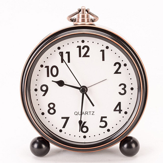Classic European Design Clock – Silent Non-Ticking Quartz Desk Clock