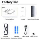 M.2 NVMe & SATA SSD Hard Drive Enclosure – USB-C 10Gbps Tool-Free Case (2230–2280)