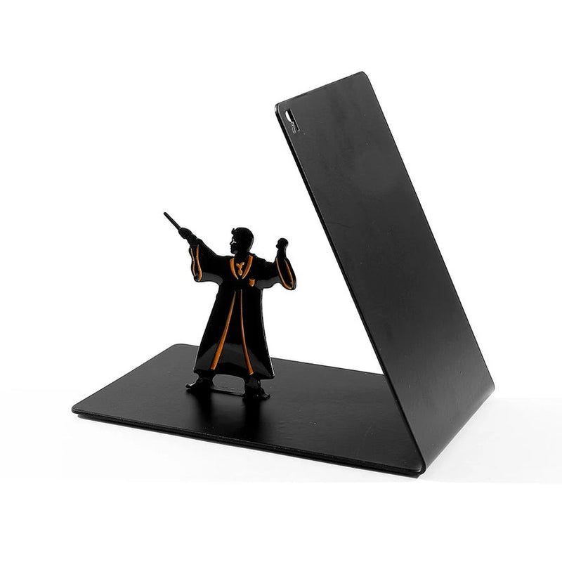 Creative Heavy-Duty Bookends – Non-Slip Metal Decorative Book Holders for Shelves