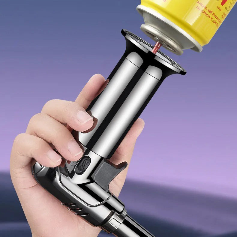 Refillable Butane Kitchen Blow Torch – Adjustable Flame with Safety Lock