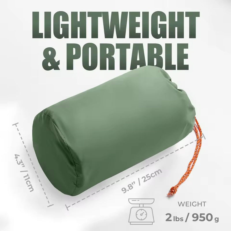 Ultralight Camping Air Mattress – Inflatable Sleeping Pad with Pump