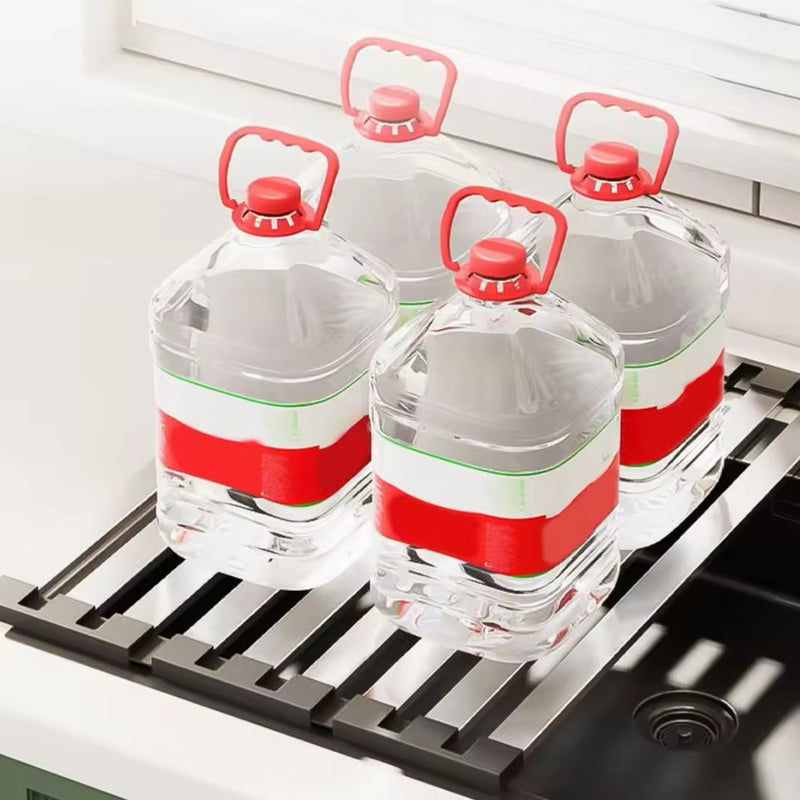 Stainless Steel Dish Drainer - Rollable Dish Drying Rack Over The Sink Drying Rack