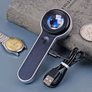 Professional Magnifying Glass – LED Rechargeable 60x Magnifier Lens