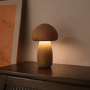 Wooden Touch LED Mushroom Night Light
