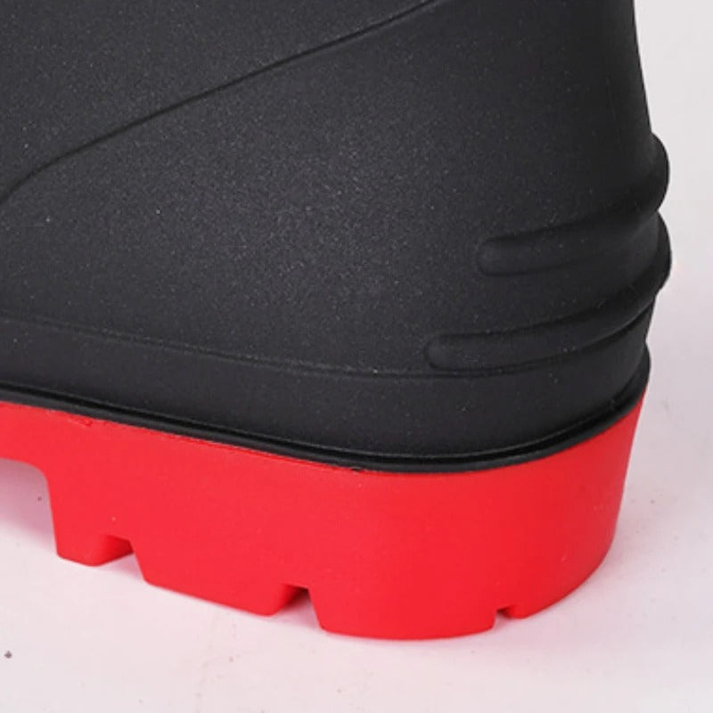 Waterproof High-Top Wellies – Non-Slip Wear-Resistant Rubber Work Boots with Plush Lining