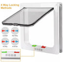 Weatherproof Pet Door – Wall-Mounted Cat & Dog Flap Easy to Install