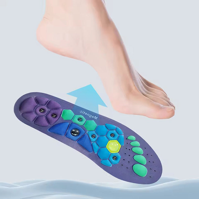 Magnetic Therapy Insoles – Breathable Acupressure Shoe Inserts for Foot Massage & Pain Relief