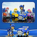 Authentic Paw Patrol Rescue Knight Toys – Pull Back Cars Building Block Set