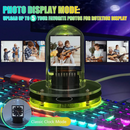 Smart Nixie Tube Clock – WiFi LED Display Vintage Cyberpunk Desk Clock Auto Time Update