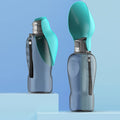 Dog Water Bottle with Collapsible Bowl - Large Capacity 800ml
