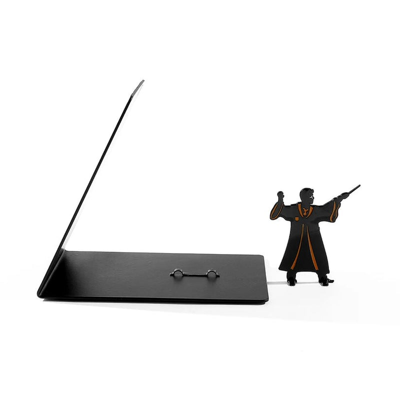 Creative Heavy-Duty Bookends – Non-Slip Metal Decorative Book Holders for Shelves