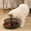 Magic Organ Cat Scratcher – Foldable Accordion Toy with Ball for Interactive Play