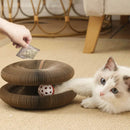 Magic Organ Cat Scratcher – Foldable Accordion Toy with Ball for Interactive Play