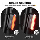 Smart Bike Tail Light – Rechargeable Waterproof & Magnetic Rear Light