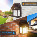 Outdoor Wall Light - Solar Powered Waterproof equipped with Motion Detector