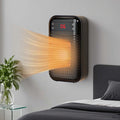 Portable Electric Heater 500W – Plug in Mini Space Heater with Thermostat