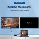 2-Port HDMI Splitter 4K – Dual Monitor Adapter for TVs & Laptops