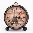 Classic European Design Clock – Silent Non-Ticking Quartz Desk Clock