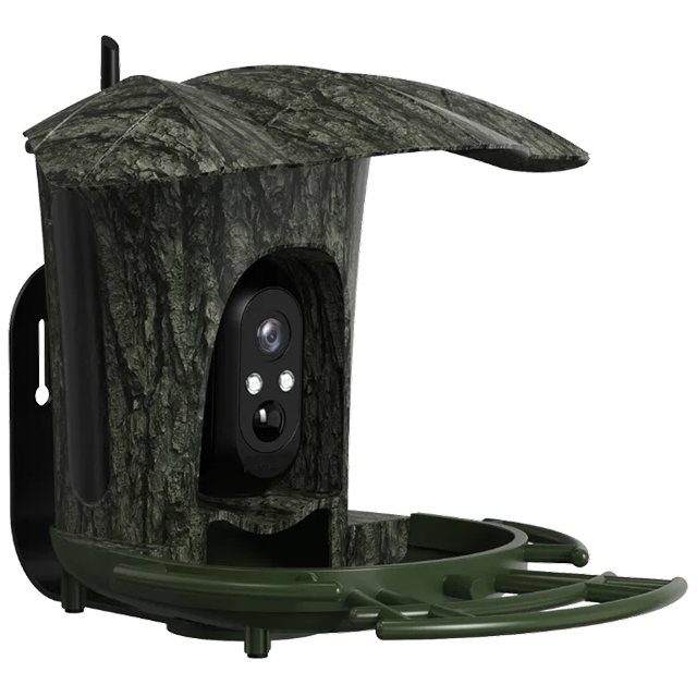 Smart Bird Feeder with Camera – 3MP HD AI Recognition Solar Powered App Alerts