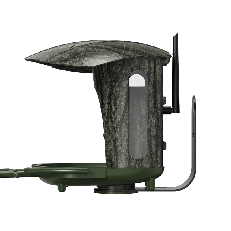 Smart Bird Feeder with Camera – 3MP HD AI Recognition Solar Powered App Alerts