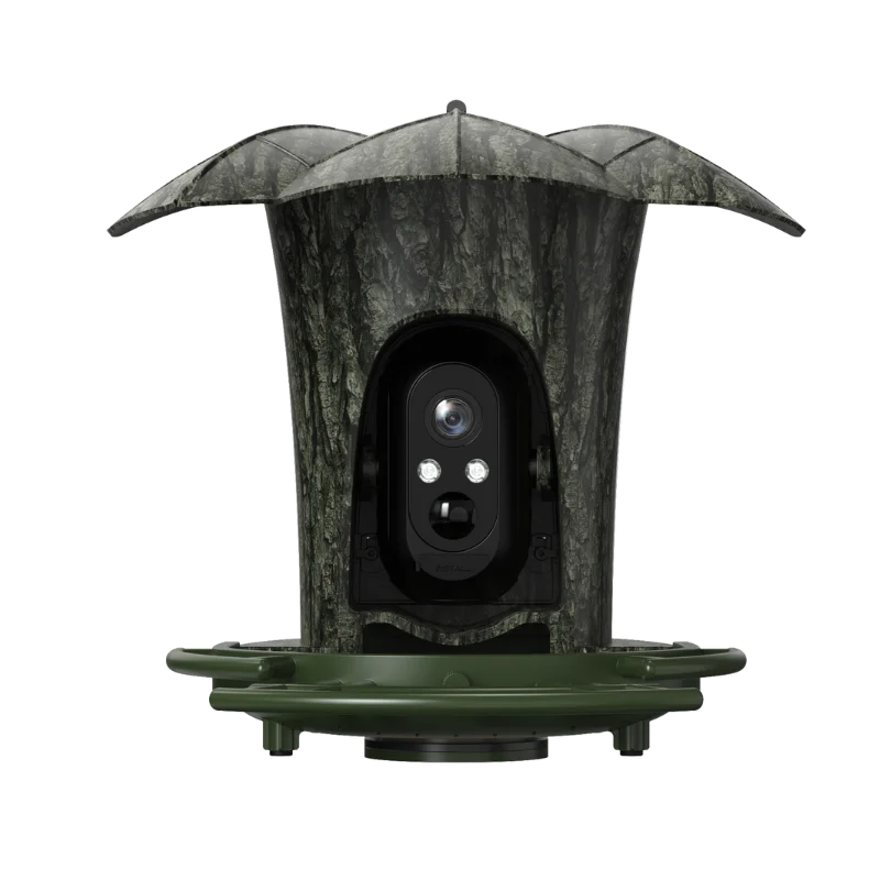 Smart Bird Feeder with Camera – 3MP HD AI Recognition Solar Powered App Alerts