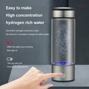 Hydrogen Water Generator Bottle – 420ml Portable Ionizer Rechargeable for Healthy Drinking Anywhere
