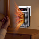 Portable Electric Heater 500W – Plug in Mini Space Heater with Thermostat