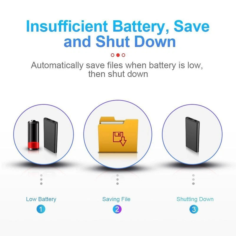 Mini USB Voice Recorder 32GB – Portable Voice Activated Recorder